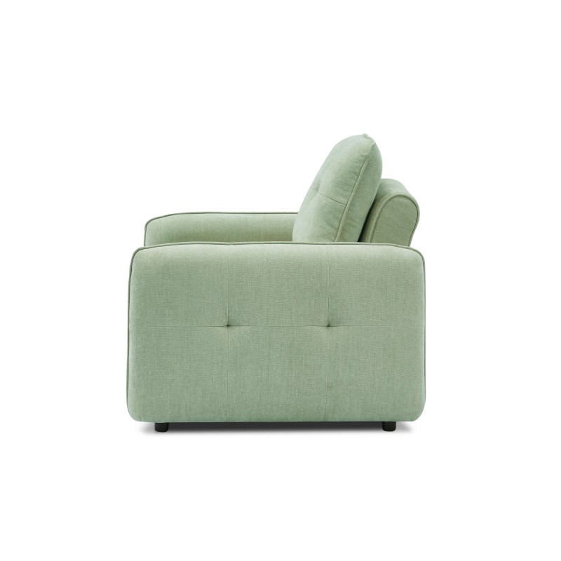 Fauteuil IMPA convertible tissu vert 1 place