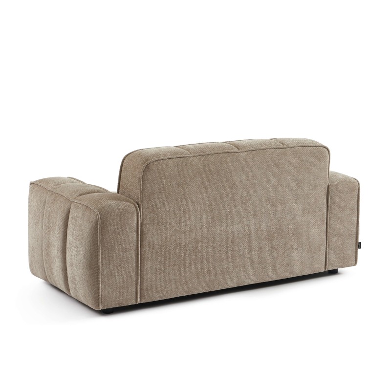 ALISTAIR 2-Sitzer-Sofa aus beigem Chenille-Stoff