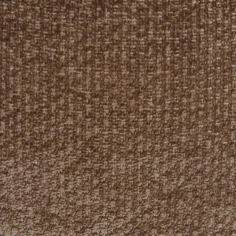 Canapé ALISTAIR 3 places tissu chenille marron