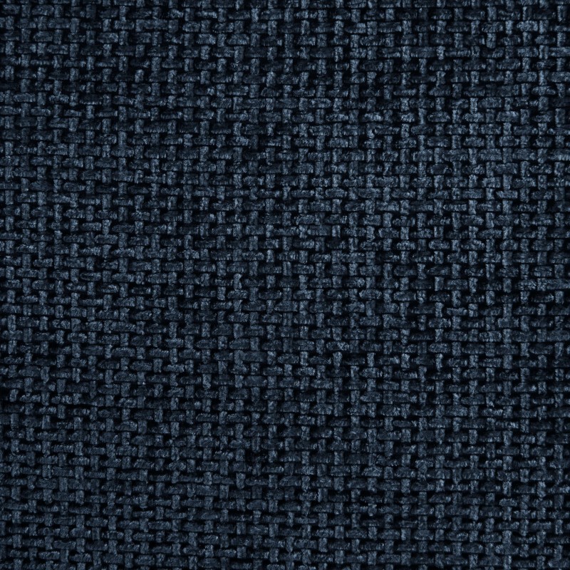 Banquette JANIS modulable 2 places tissu chenille bleu