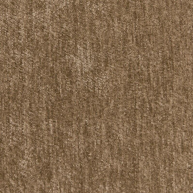 Canapé droit convertible LIVIO 3 places tissu marron