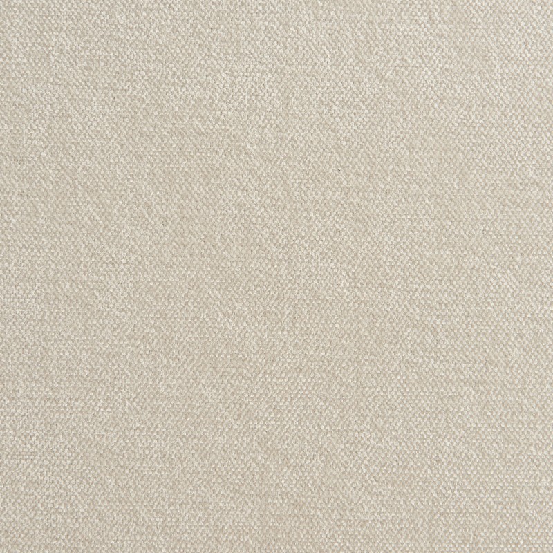 Pouf PANTONE tissu chenille beige sable et pied métal pivotant