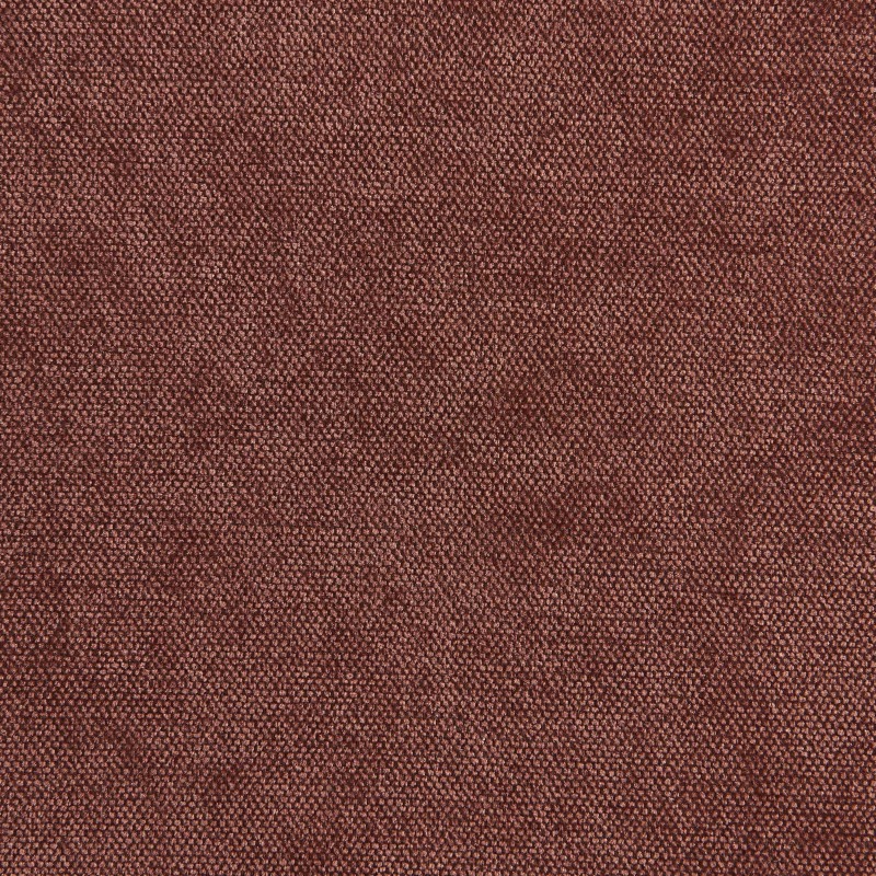 Pouf PANTONE tissu chenille terracotta et pied métal pivotant
