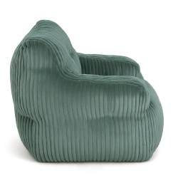 Pouf LUFFY velours côtelé vert