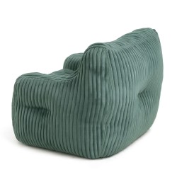 Pouf LUFFY velours côtelé vert