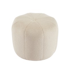 Pouf ASSA tissu beige