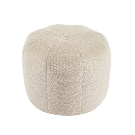 Pouf ASSA tissu beige