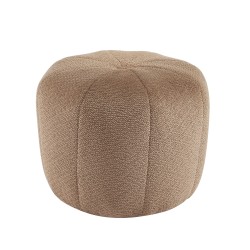 Pouf ASSA tissu marron