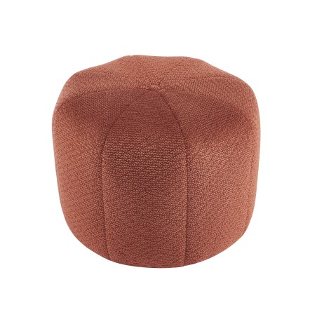 Pouf ASSA in tessuto bordeaux
