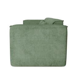 4-Sitzer-Ecksofa ASPEN, ausziehbar und wendbar, aus terrakottafarbenem Cord