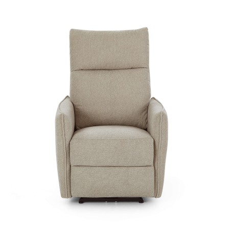 Fauteuil relax électrique MINOS 1 place tissu chenille beige