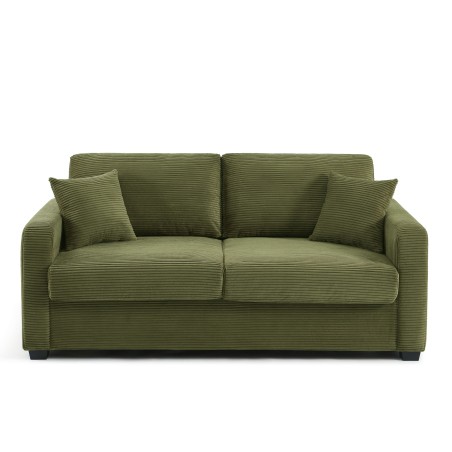 SERVA 3-Sitzer-Express-Sofa aus grünem Cord