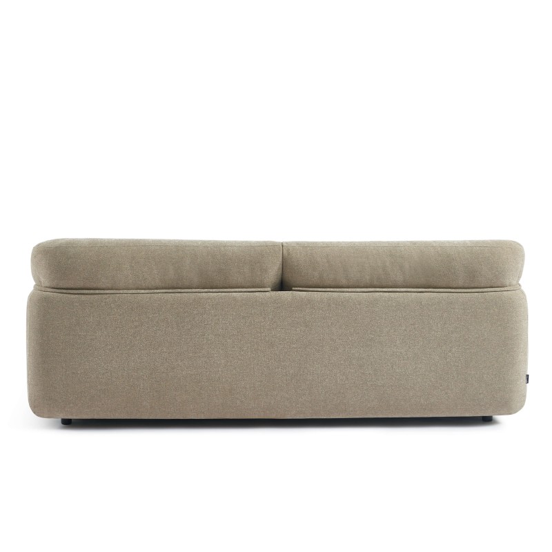 KURLY 3-Sitzer-Sofa aus beigem Chenille-Twill
