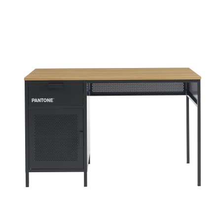 PANTONE Metall-Schreibtisch Anthrazitgrau 120 cm