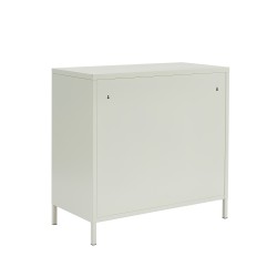 Commode PANTONE 4 tiroirs métal beige sable 80cm