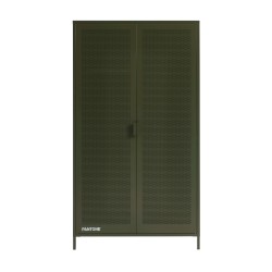 PANTONE-Schrank aus Metall in Olivgrün, 2-türig