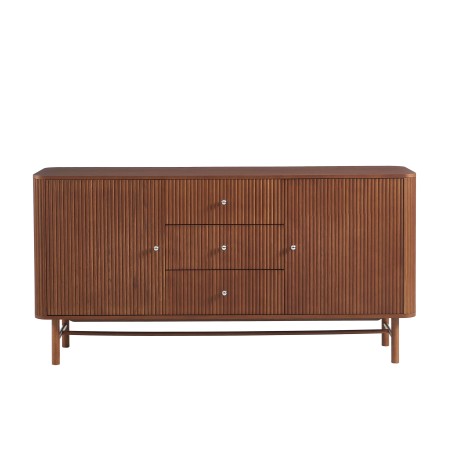 Credenza SKANSEN in impiallacciatura di rovere tinto noce 160 cm