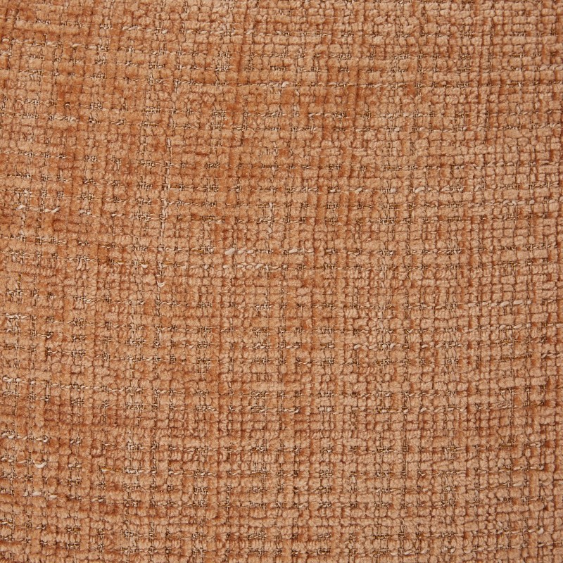 Divano ad angolo modulare ALENO a 4 posti in tessuto velluto testurizzato color terracotta