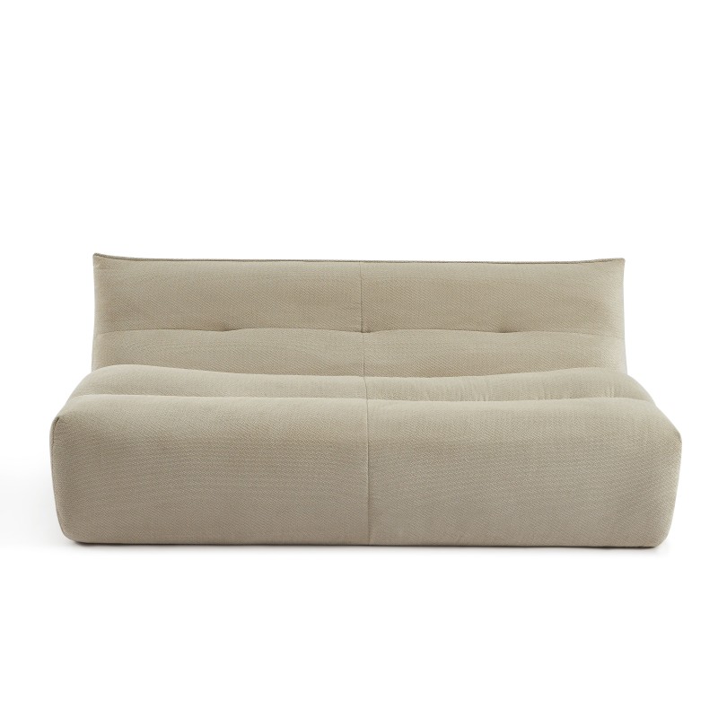 Banquette PANTONE 2 places tissu beige