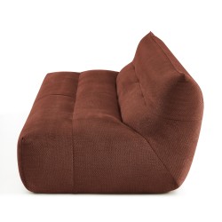 Banquette PANTONE 2 places tissu bordeaux