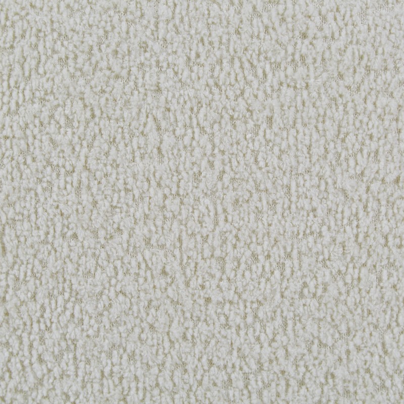 Canapé droit compressé JUPA 3 places tissu bouclette beige