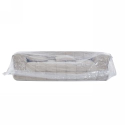 3-Sitzer-Sofa JUPA in komprimierter Ausführung, Bouclé-Stoff in Taupe