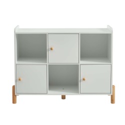 Bibliothèque enfant MONA blanc 111,5x82,5cm