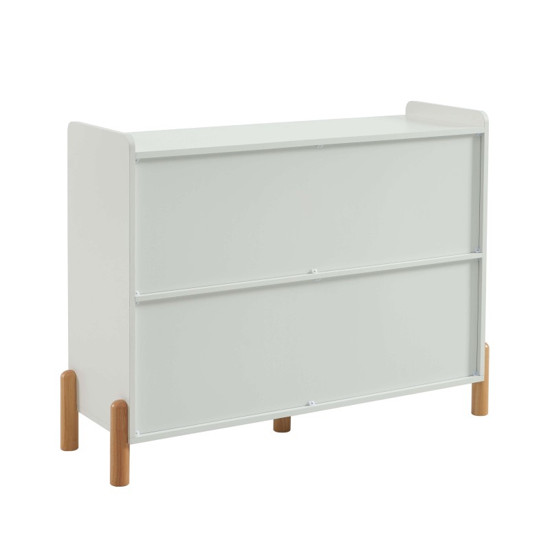 Bibliothèque enfant MONA blanc 111,5x82,5cm