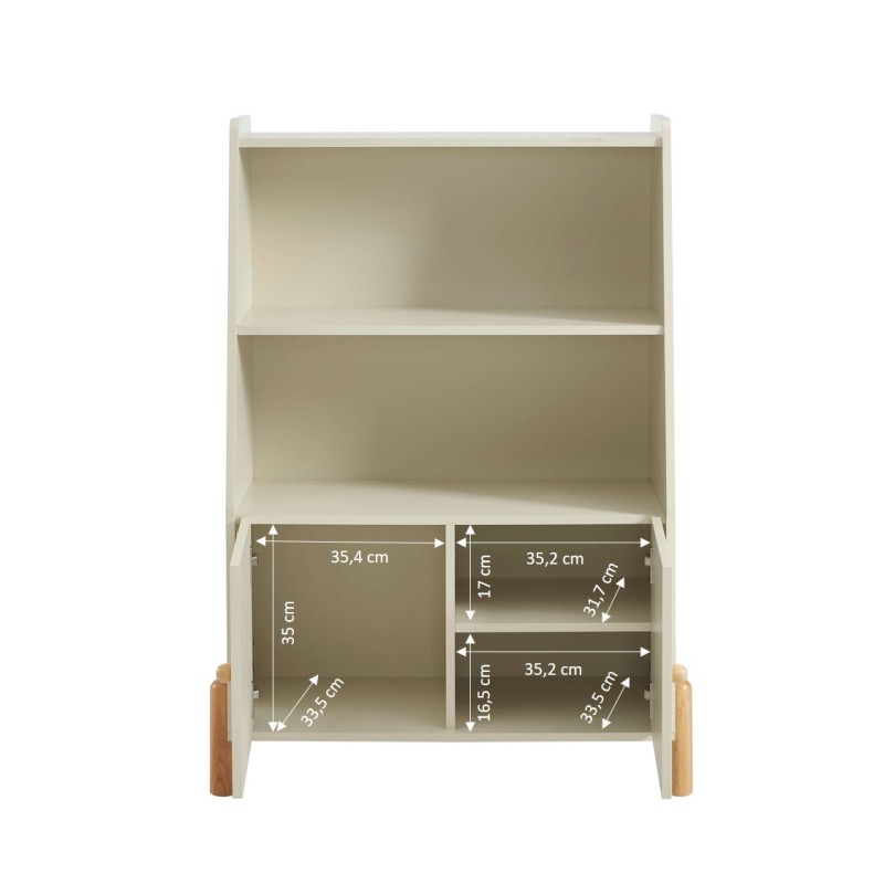 Kinderregal MONA beige 81,5 x 114 cm