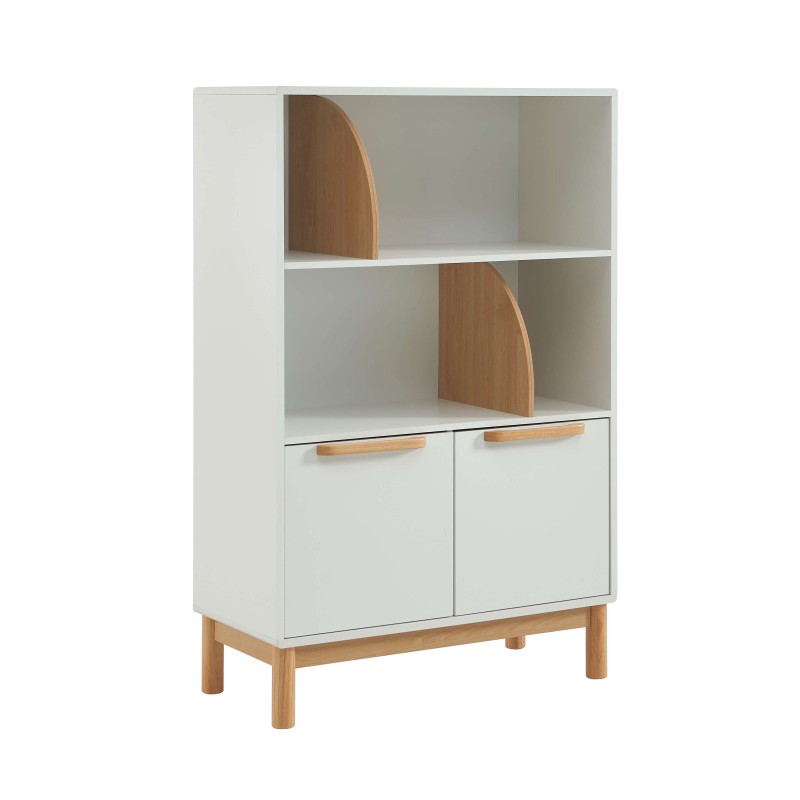 Bibliothèque enfant ROME blanc 75x116 cm