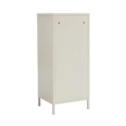 PANTONE-Schreibtischcontainer aus sandbeigem Metall, 3 Schubladen, H 105 cm