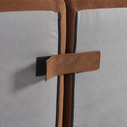 Chauffeuse PANTONE 1 place tissu terracotta