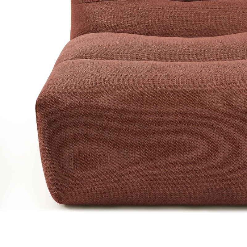 Chauffeuse PANTONE 1 place tissu bordeaux