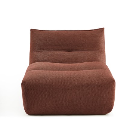 Chauffeuse PANTONE 1 place tissu bordeaux