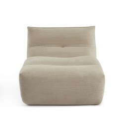 Chauffeuse PANTONE 1 place tissu beige