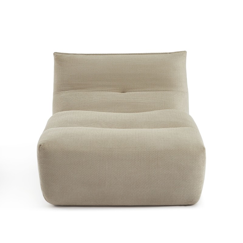 Chauffeuse PANTONE 1 place tissu beige