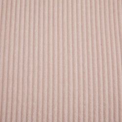 Fauteuil convertible compressé NYX en mousse 1 place velours côtelé rose
