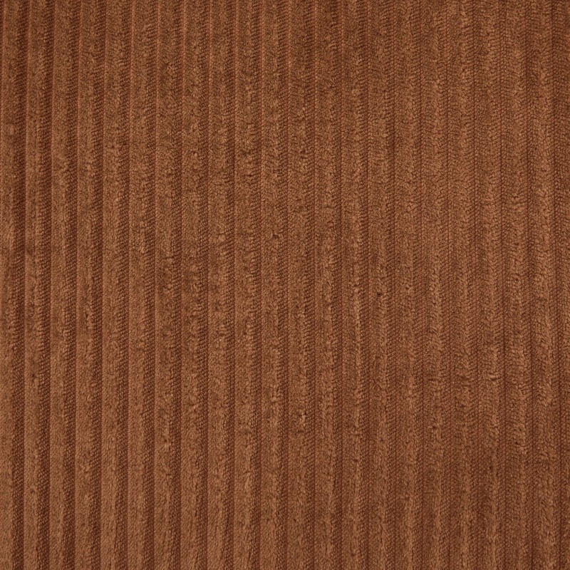 Fauteuil convertible compressé NYX en mousse 1 place velours côtelé terracotta
