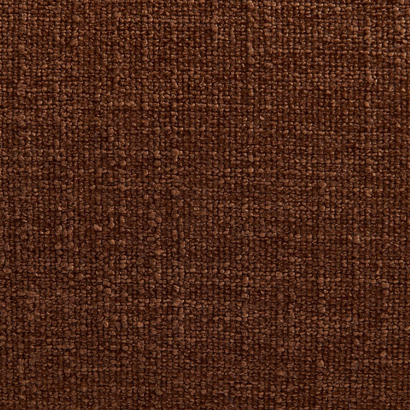 Bett mit Stauraum JELLY 140x190 aus braunem Bouclé-Stoff, inklusive Lattenrost