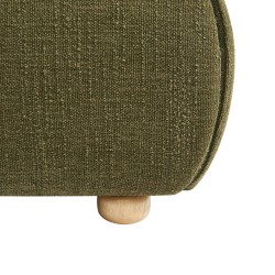 JELLY-Bett mit Stauraum 160x200, grüner Bouclé-Stoff, inklusive Lattenrost