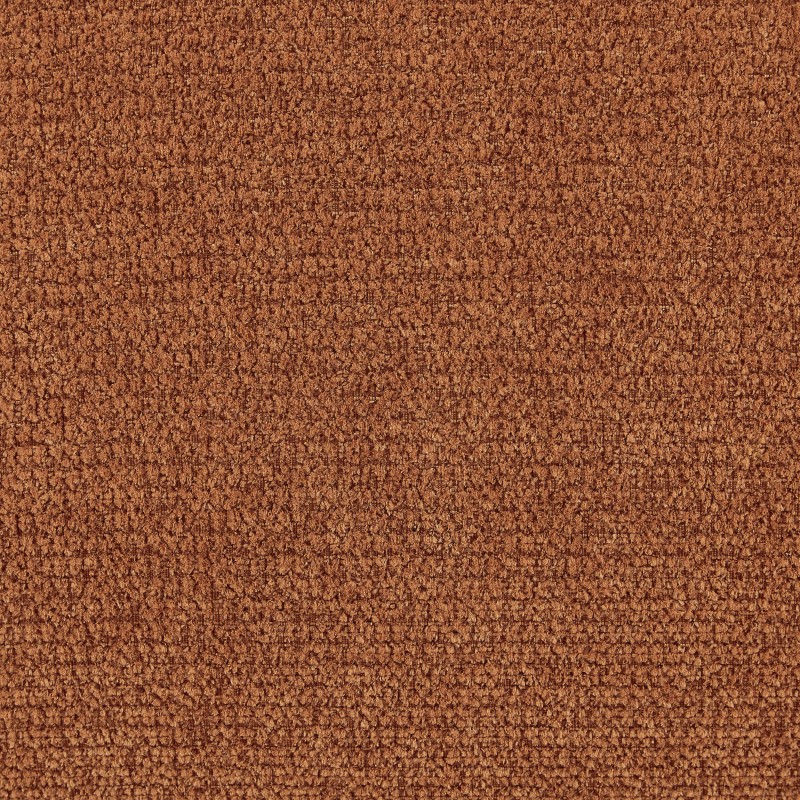 Canapé d'angle gauche compressé WESTA 4 places tissu chenille terracotta