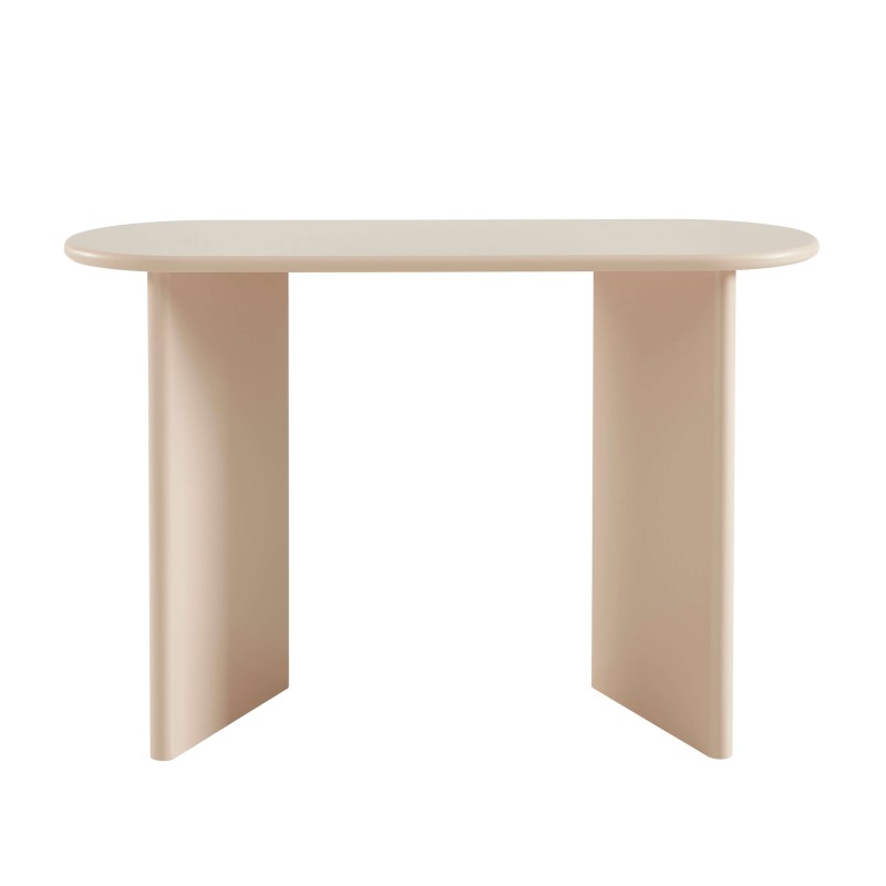 Console KARIA effet laqué beige