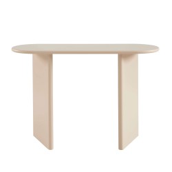 Console KARIA effet laqué beige