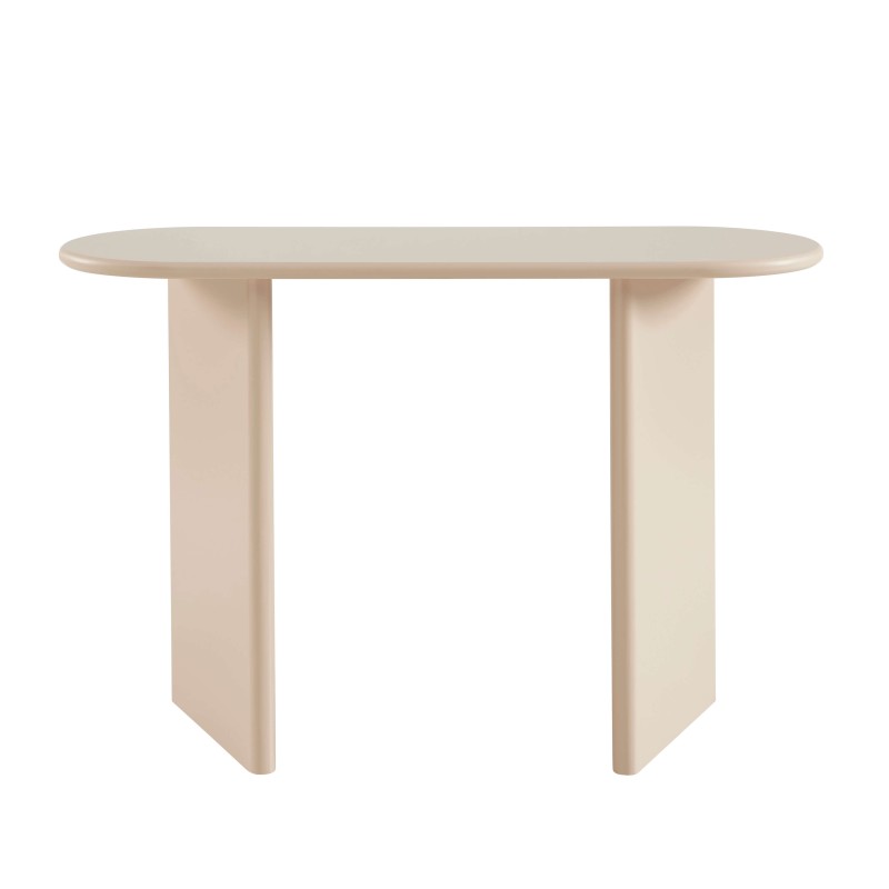 Console KARIA effet laqué beige