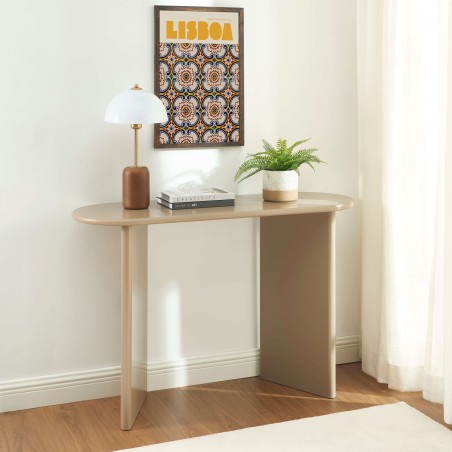 Konsolentisch KARIA in Karamell-Lackoptik