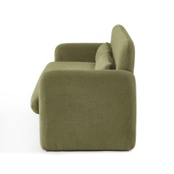 OMA 2-Sitzer-Sofa (feststehend) aus grünem Stoff