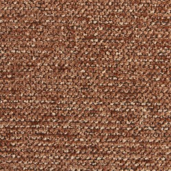 Drehsessel GEMI 1-Sitzer aus Chenille-Stoff in Terrakotta