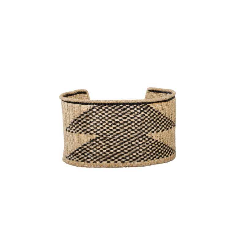 Panier ovale APOLLON pour chien et chat en jonc de mer coussin écru