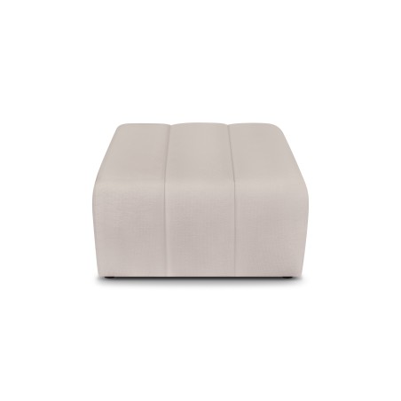 Pouf BELEM tissu chenille grège