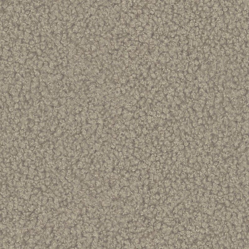 Pouf TASCA tissu bouclette taupe
